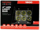Nitro 4X4 4" Led 1800 Lumens Watts Strobe Light Bar Waterproof Up To 3 Feet. Fixed Price $33.99.