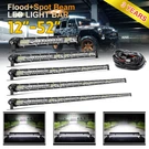 12"22"32"42"52INCH Slim Led Light Bar Spot Flood Work Driving For Wrangler Jk Cj. Fixed Price $19.99.