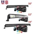Nilight Offroad Led Bar 50" 52" 54" Spot Flood Combo For Trucks + Wire Kit. Fixed Price $149.99.