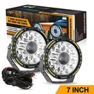 Auxbeam 360-PRO 7" Inch 230W Led Work Light Pods Offroad Driving Lamps Spot. Fixed Price $199.99.