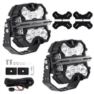 Maxpeedingrods 2X 7 252W Off Road Lights, Led Pod With Amber/white Drl. Fixed Price $156.59.