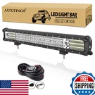 Auxtings 23 Inch 570W Led Bar 4 Row Spot Flood Combo Beam Off Road Lights. Fixed Price $64.80.