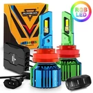 Auxbeam R7 Series 25000LM 70W Rgb Remote Control Led Headlight Bulb Drl Foglight. Fixed Price $116.99.
