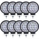 Led Work Lights For Truck Muvkqc 10PCS 4.5INCH Round Pods 12-24V Spot F.... Fixed Price $66.81.