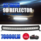 10D Tri-row 32INCH 1800W Curved Led Light Bar Spot Flood Offroad 30" 34" +wire. Fixed Price $89.98.