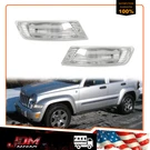 For Jeep Liberty Clear Parking Turn Signal Lights 2005 06 07 Passenger & Driver. Fixed Price $34.99.