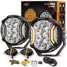 Auxbeam V-ultra 5"INCH 172W Led Driving Lights Pods Amber Drl Fog Ditch Lighting. Fixed Price $195.49.