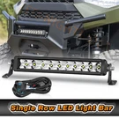 For Can-am Maverick X3 Super Slim 12" Led Light Bar Single Row+ Rock Switch Wire. Fixed Price $49.99.