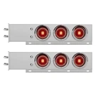 Spring Loaded Rear Chrome Bar -red Led Abyss LIGHT-2 1/2 Inch Bolt -clear. Fixed Price $338.99.