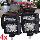4" Led Work Light 120W 20000LM Bar Spot Pods Fog Lamp Offroad Driving Truck Atv. Fixed Price $17.99.