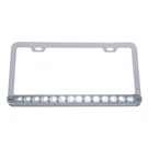 United Pacific 39781 Chrome License Plate Frame W/ 14 Led 12" Light Bar -. Fixed Price $54.10.