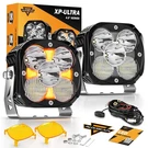 Xp-ultra Series 4.5 Inch Combo Beam Led Pod Lights Off Road W Amber Drl. Fixed Price $189.99.