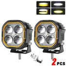 2X 2INCH 80W Led Cube Pods Amber Off Road Driving Lights Spot Work Bar Fog. Fixed Price $27.99.