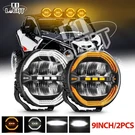Pair Dual Color Drl 9INCH Round Led Driving Work Light Fog Lamp Offroad Utv Atv. Fixed Price $240.90.