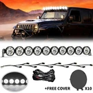 52INCH Led Round Driving Linkable Light Bar Work Spot Flood For Jeep 4X4. Fixed Price $859.98.