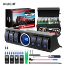 Nilight 6 Gang Rocker Switches Panel Relay Box Circuit Control For Jeep Wrangler. Fixed Price $165.99.