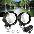 Auxbeam 4" Round Led Pods 2PCS Offroad Lights 72W Spot Drivi.... Fixed Price $109.78.