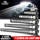 7/14/20/26/32'' Slim Led Work Light Bar Spot Flood Fog Driving Atv Suv Offroad. Fixed Price $9.85.