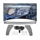 Xjmoto 50'' 288W Offroad Curved Led Light Bar & Upper Roof Windshield Mount B.... Fixed Price $160.03.