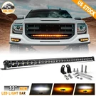 Straight Slim 570W 32" Led Light Bar Single Row Spot Strobe For 14-18 Gmc Sierra. Fixed Price $64.49.