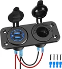 Nilight Qc 3.0 Dual Usb Charger And Cigarette Lighter Socket Pre-wired Black. Fixed Price $25.68.