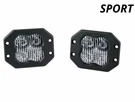 Diode Dynamics 3" White Pro Flush Mount Led Pod One Flood With Red Backlight. Fixed Price $209.95.