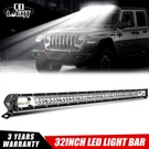 32'' Led Work Light Bar Spot Flood Driving Offroad Truck Suv Atv Utv 4X4WD Jeep. Fixed Price $46.89.