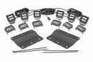 Rough Country Led Light Fog Mount Triple 2" Black / Flood Ford Bronco 21-22. Fixed Price $264.95.