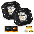 2PCS 5IN Amber White Led Cube Lights, 42W 4200LM Pods Fog For Off .... Fixed Price $29.56.
