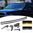 52'' Strobe Led Light Bar+roof Mounts+wire 4 Modes For Dodge Ram 2500 3500 03-09. Fixed Price $145.99.