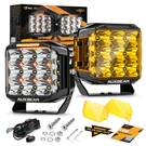 Auxbeam 7" Led Work Light Bar 2-SIDE Shooter Pods Offroad Driving Amber Drl Lamp. Fixed Price $239.99.