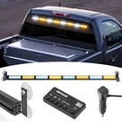 Emergency Hazard Warning Strobe Traffic Advisor Light Bar 48 Leds Amber White. Fixed Price $49.99.