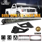 Roof 52'' Led Light Bar+mount Brackets Wire Kit For Chevy Silverado & Gmc 07-14. Fixed Price $133.46.