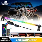 30'' Utv Chase Light Bar Led Spiral Interior Whip Zforce Talon X3 Rzr. Fixed Price $69.28.
