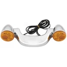 Letric Lighting Co. Rear Bar With Signals Chrome/amber Llc-rlb-a. Fixed Price $100.00.