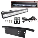 Silscvtt Led Work Light Bar 23" Bumber Number Plate Bracket Wiring Harness Kit. Fixed Price $39.29.