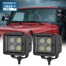 2X For Jeep Gladiator 3" 50W Cree Led Work Light Cube Pods Offroad Driving Combo. Fixed Price $33.99.