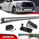42" Led Light Bar Combo+bumper Brackets+wiring For Dodge Ram 2500 3500 2010-2019. Fixed Price $95.19.