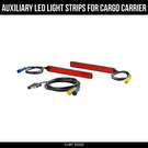 Curt Auxiliary Led Light Strips For Hitch Cargo Carrier Bike Rack 2PACK 53201. Fixed Price $52.99.