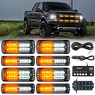 Nilight 8PCS Led Strobe White, Amber/white Lights W/controller. Fixed Price $83.53.