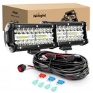 Nilight ZH303 2PCS 6.5 Inch 120W Spot & Flood Combo Driving 16AWG Wiring Harness. Fixed Price $46.87.