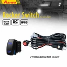 Led Work Light Laser Rocker Switch Wiring Loom Harness Kit 40A Relay Fuse 300W. Fixed Price $18.04.