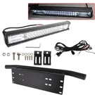 Labwork 20" 420W Led Light Bar 23" Bumber Plate Bracket Wiring Harness Kit. Fixed Price $42.23.