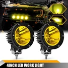 Colight 4" Amber Led Work Bar Spot Pods Offroad Truck Atv Driving Fog Lamp. Fixed Price $58.71.