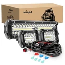 Nilight 12 Inch 300W Led Bar Spot Flood Combo 4IN Pods Offroad Atv Boat. Fixed Price $53.32.