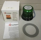 North American Signal Company LEDFLRV350P-ACG Warning Light Green 85-250V. Fixed Price $99.99.