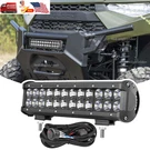 For Polaris Ranger Xp 1000/1000 Crew Utv 12" Led Work Light Bar Combo+wiring Kit. Fixed Price $34.36.