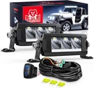 Nilight Led Bar With Amber Drl 2 Pcs 15 5.3 Inch Single Row Spot. Fixed Price $93.99.