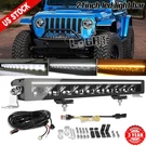 21" Led Light Bar Dual Color Drl Amber Spot Flood Offroad Truck Driving 4WD. Fixed Price $94.99.