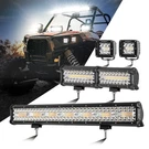 Auxbeam 3"/7"/20"INCH Led Work Light Bar Amber&white Combo Offroad Fog Lamp. Fixed Price $185.99.